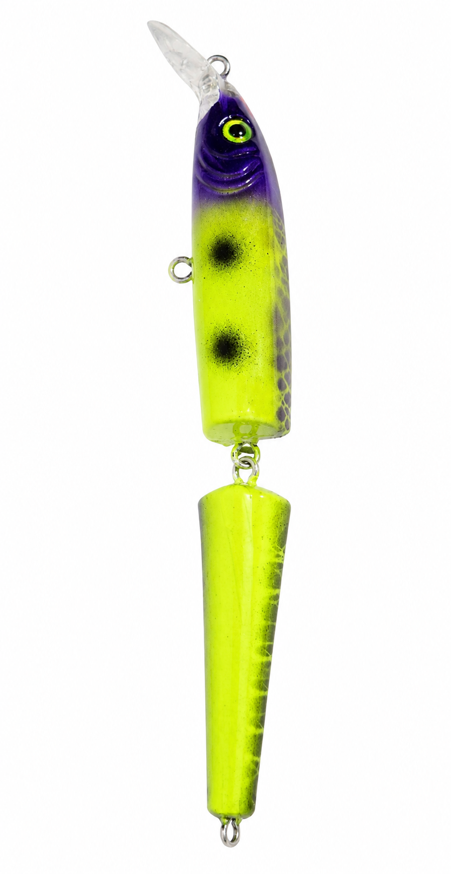 Reggie - LEJ 4.5 Jointed Shallow Diver – Hand Painted Lake Erie Walleye Crankbait