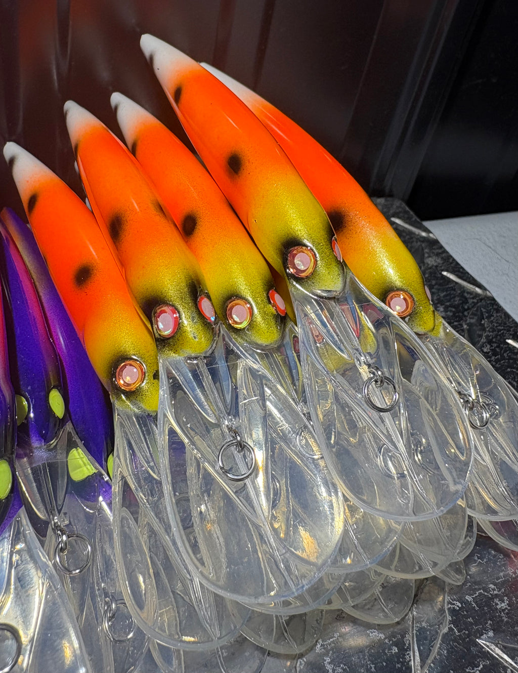 Candy Corn Custom Painted Deep Diving Bandit