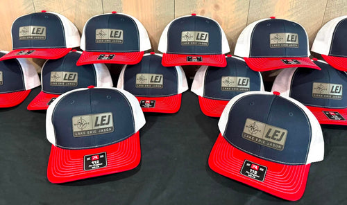 Lake Erie Jason Richardson 112 Leather Patch Hat