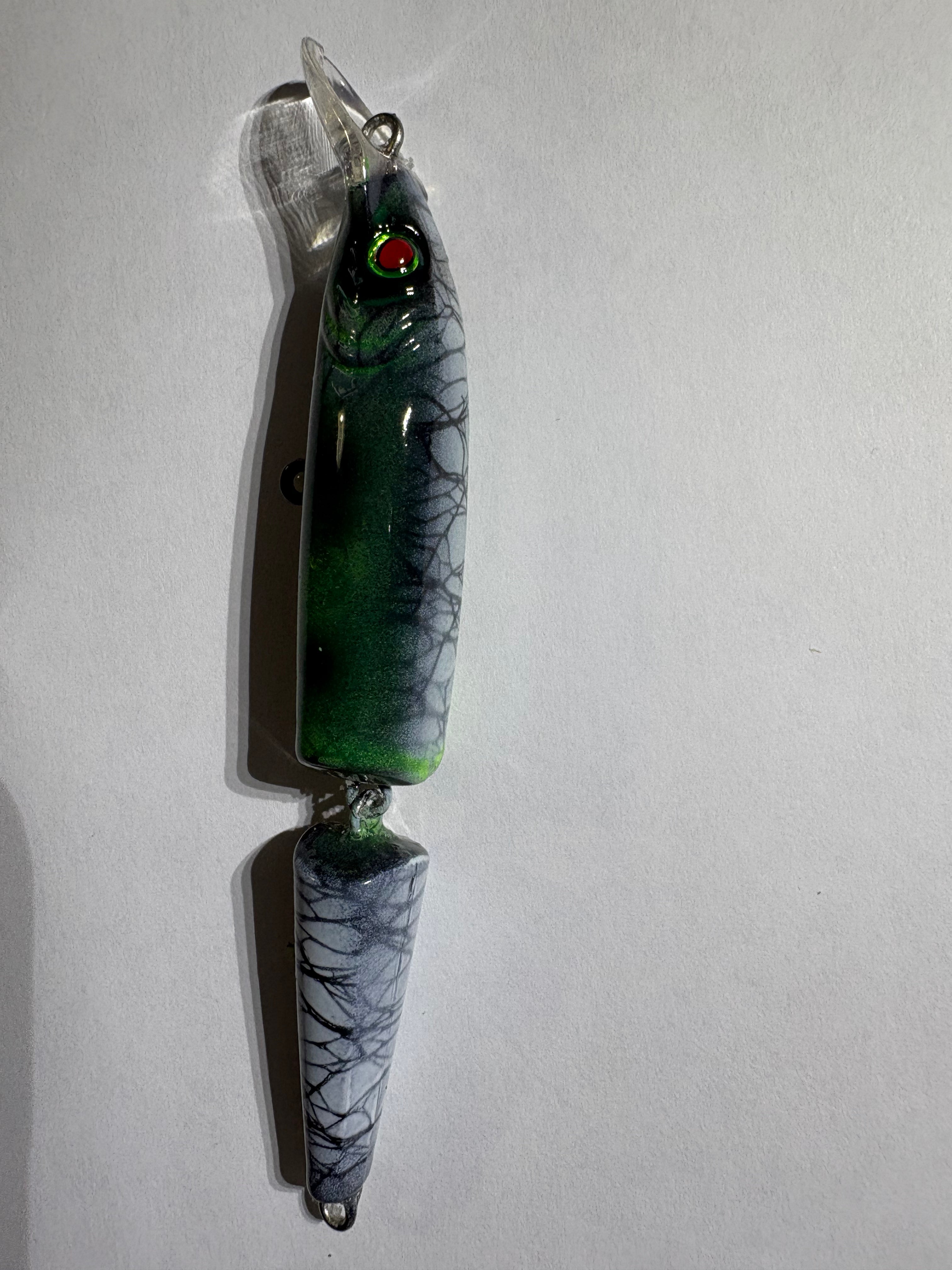 Zombie -LEJ 4.5 Jointed Shallow Diver – Hand Painted Lake Erie Walleye Crankbait