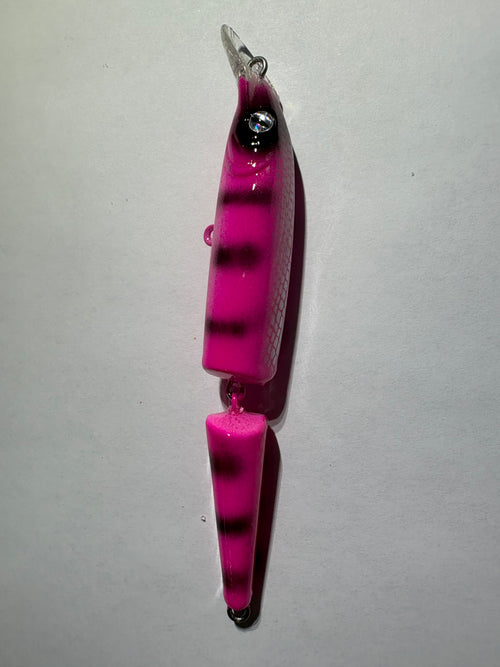 BEEFY - LEJ 4.5 Jointed Shallow Diver – Hand Painted Lake Erie Walleye Crankbait