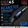 Beanster - LEJ 4.5 Jointed Shallow Diver – Hand Painted Lake Erie Walleye Crankbait