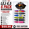 LEJ 4.5 Series TWO – 6 Pack Jointed Shallow Divers | Free U.S. Shipping