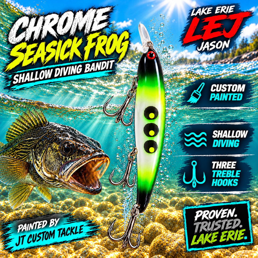 Seasick Frog Custom Painted SHALLOW Diving Bandit