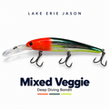 Mixed Veggies Custom Painted Deep Diving Bandit