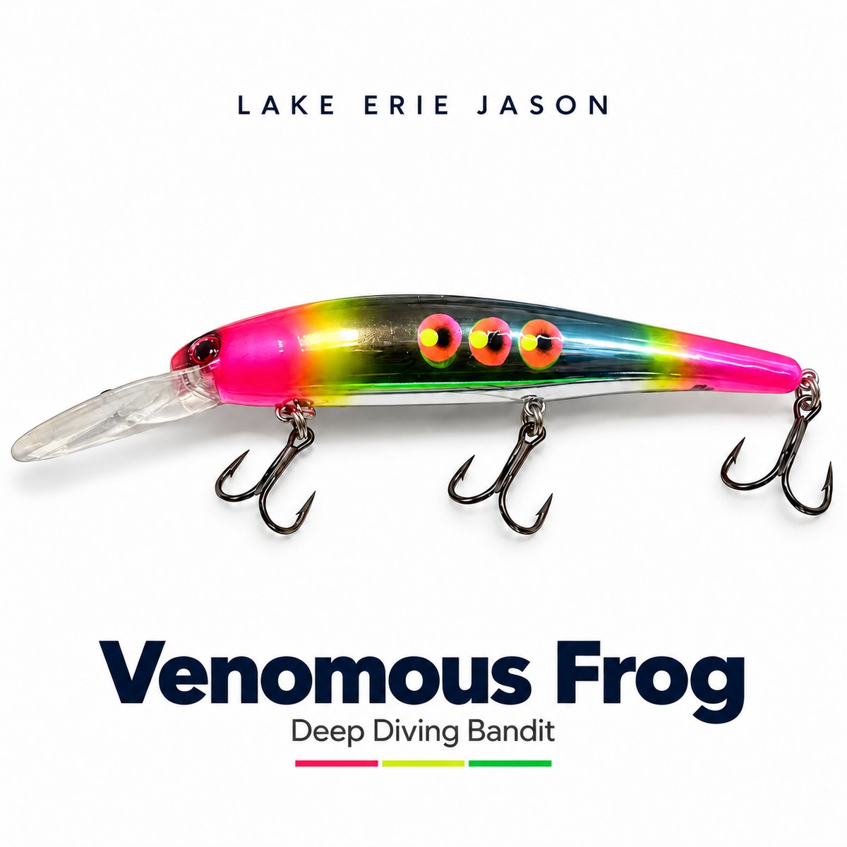 Venomous Frog Custom Painted Deep Diving Bandit