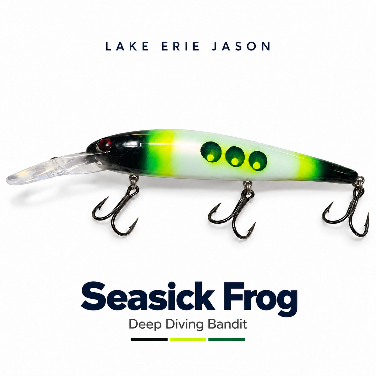 Seasick Frog Custom Painted Deep Diving Bandit