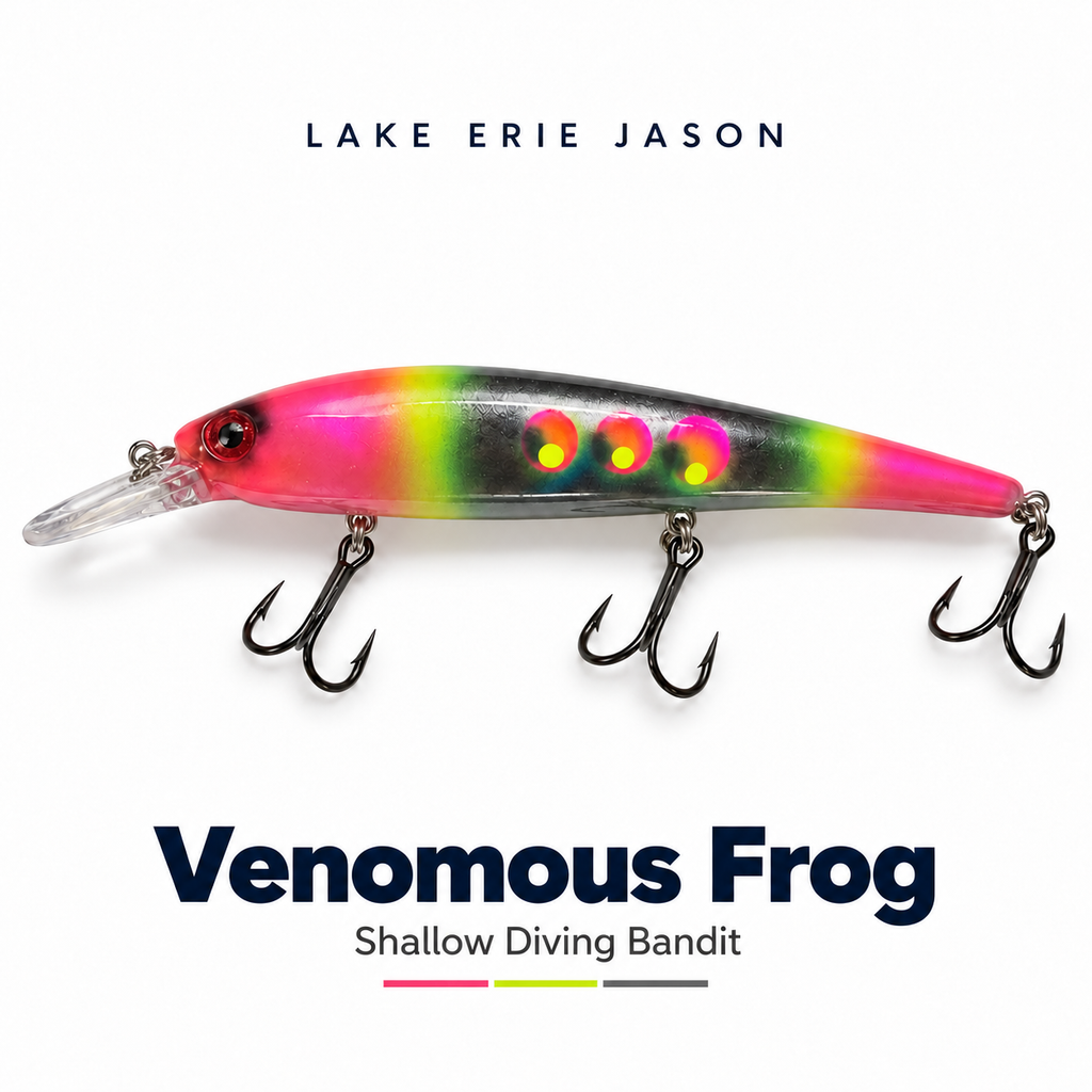 Custom Painted Venomous Frog SHALLOW Diving Bandit