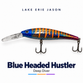 Blue Headed Hustler Custom Painted Deep Diver