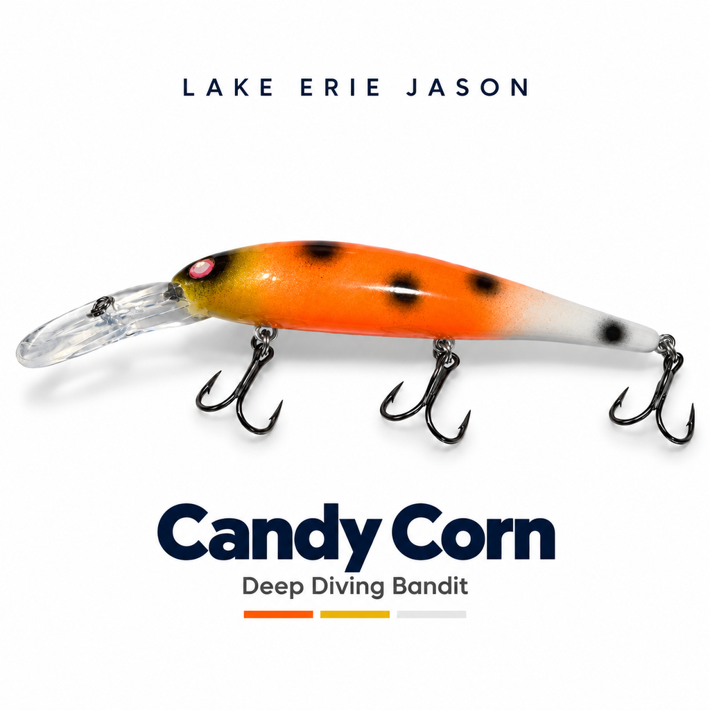 Candy Corn Custom Painted Deep Diving Bandit