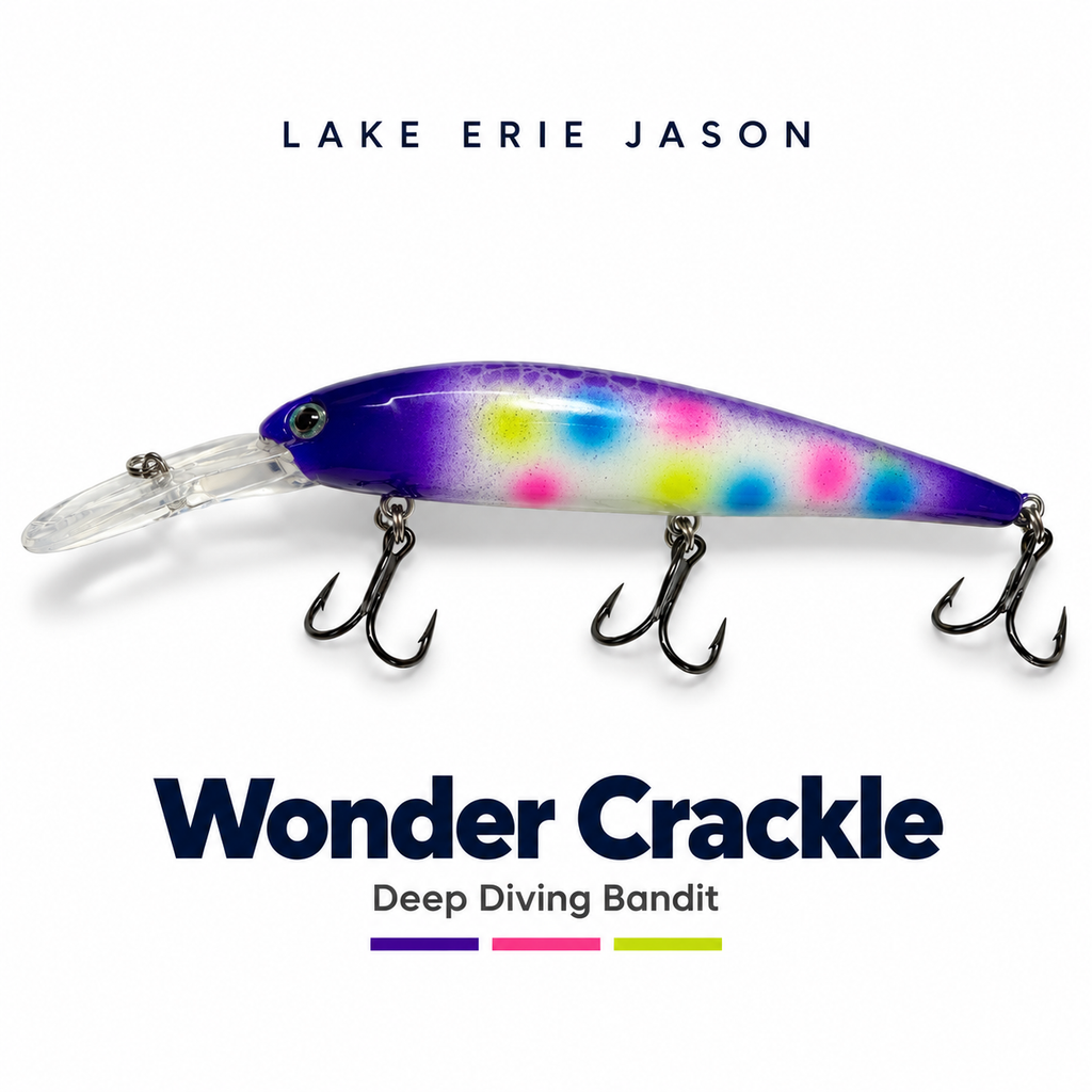 Wonder Crackle Custom Painted Deep Diving Bandit