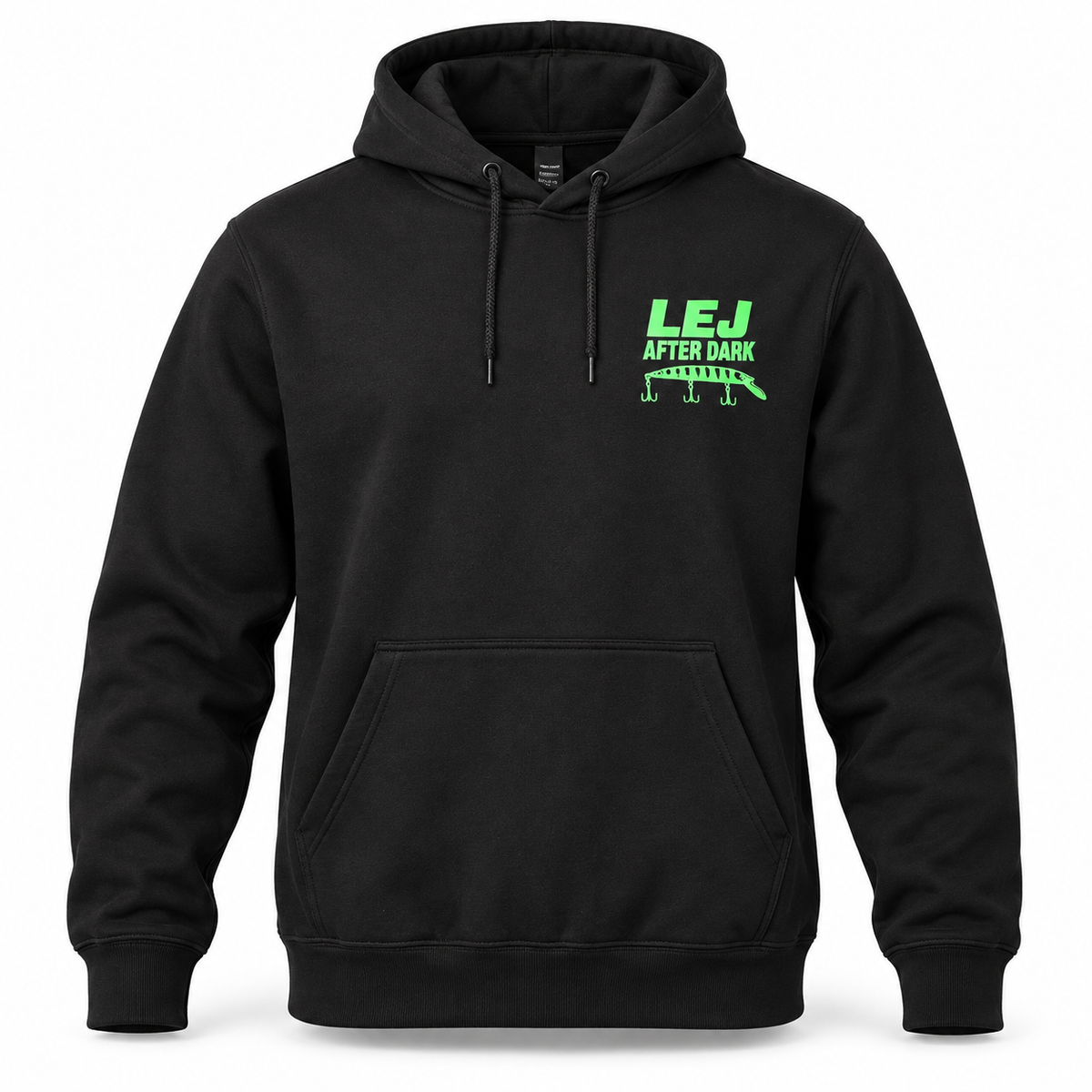 LEJ After Dark Glow-in-the-Dark Hoodie – Black