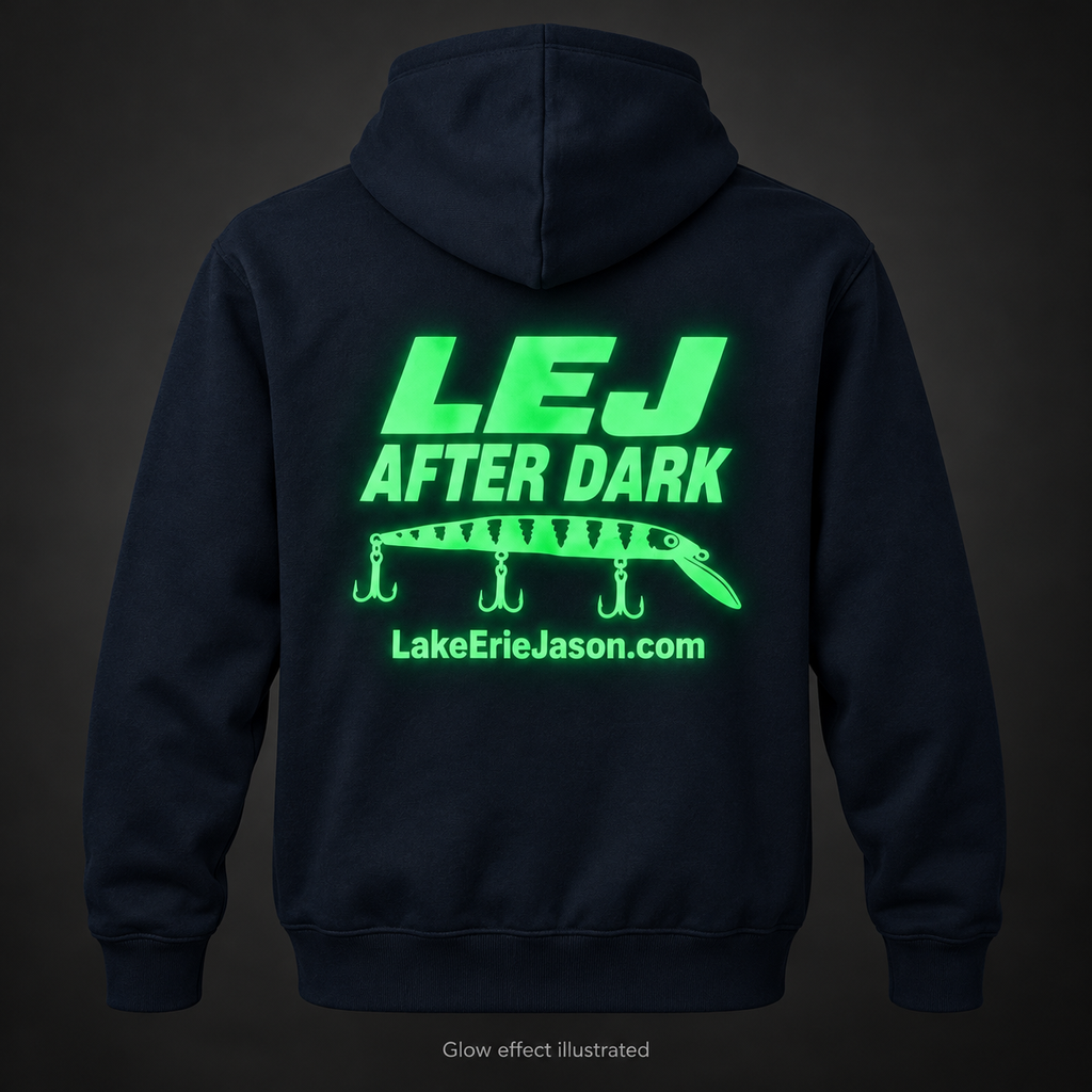 LEJ After Dark Glow-in-the-Dark Hoodie – Black