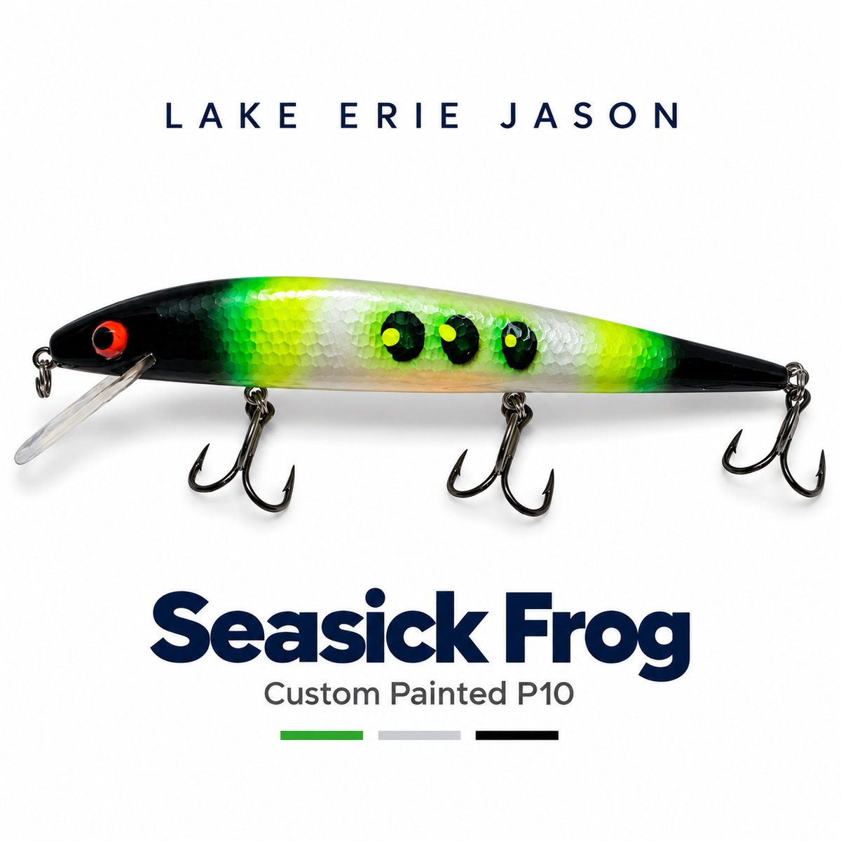 Seasick Frog Custom Painted P10