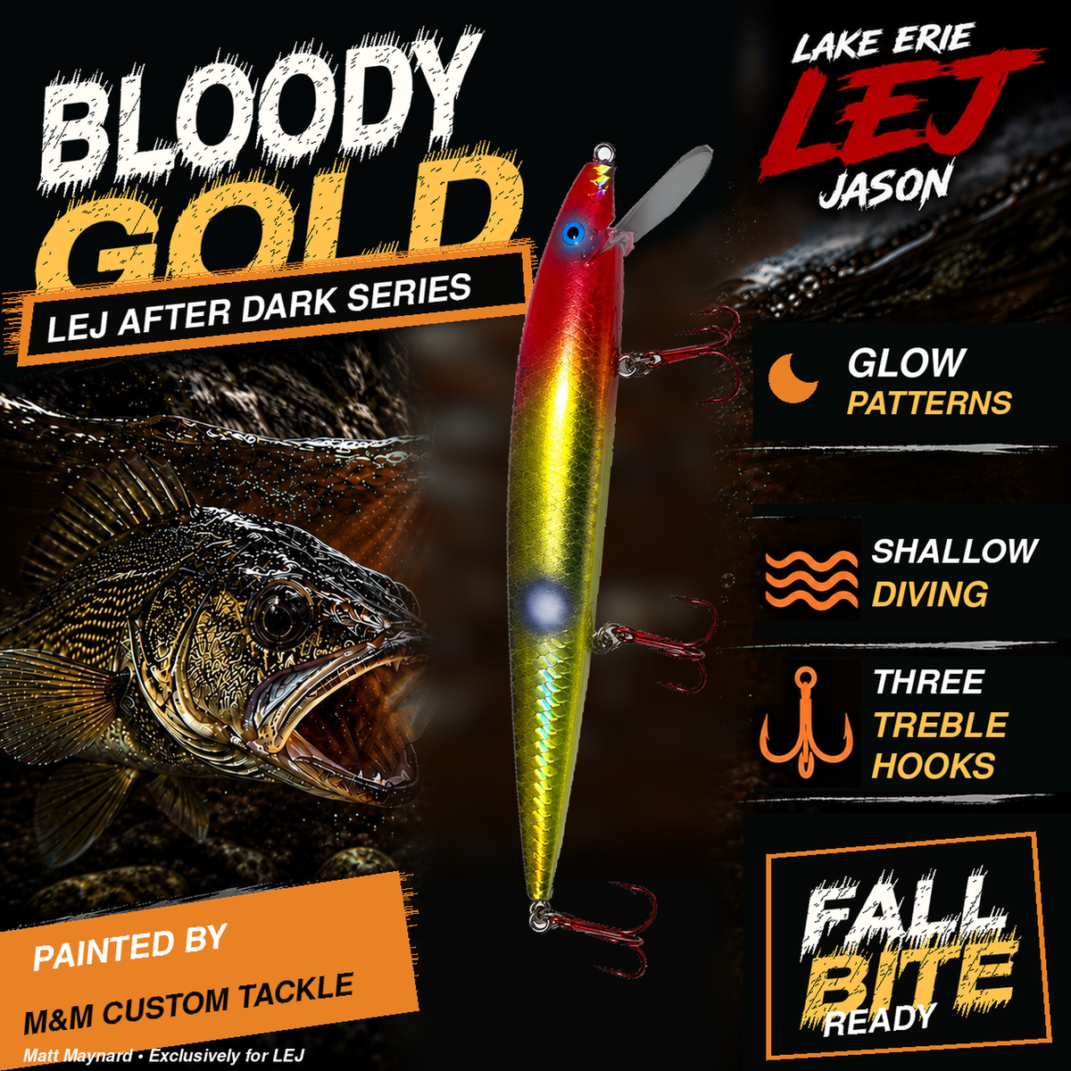 Bloody Gold | LEJ After Dark Series Glow Shallow Diver